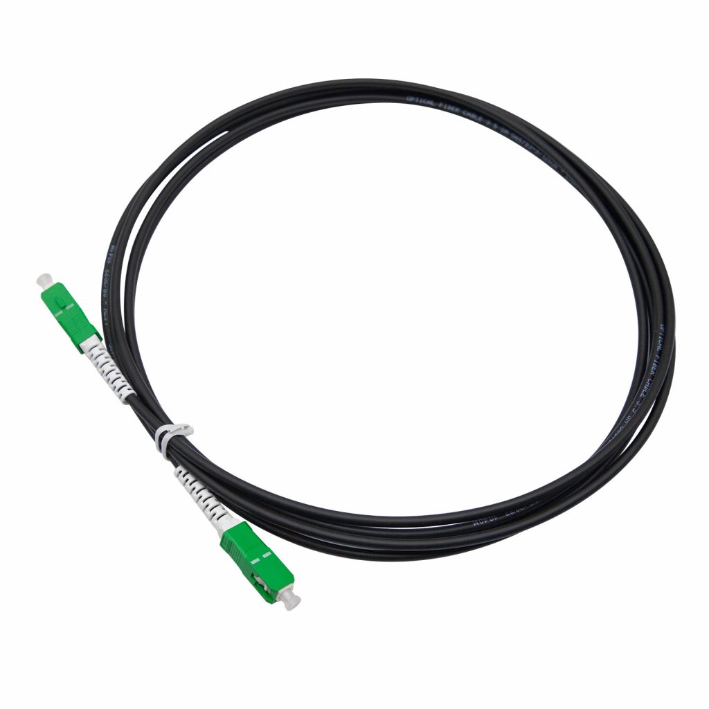 Single Mode Simplex Sc Apc Sc Apc Fiber Optic Patch Cord Twinkle Fiber